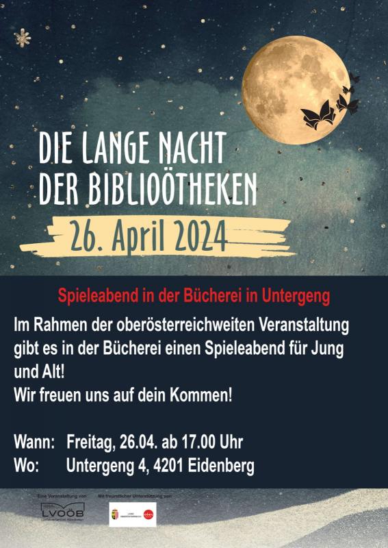 Spieleabend - lange Nacht der Bibliotheken 2024