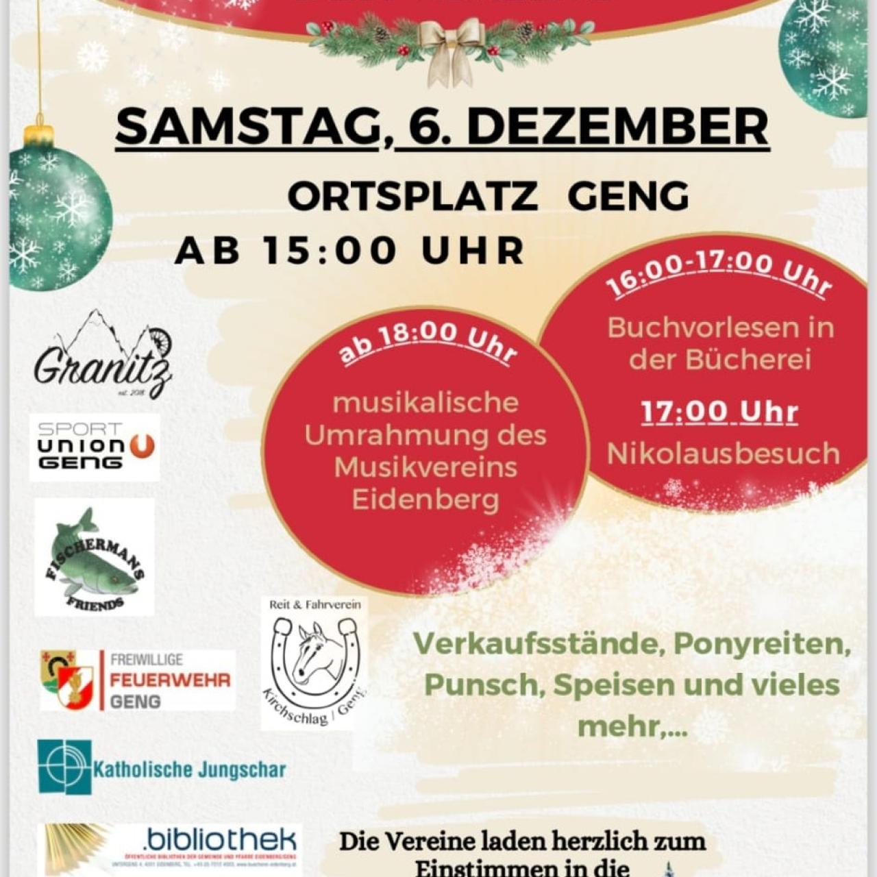 Einladung Weihnachtsmarkt